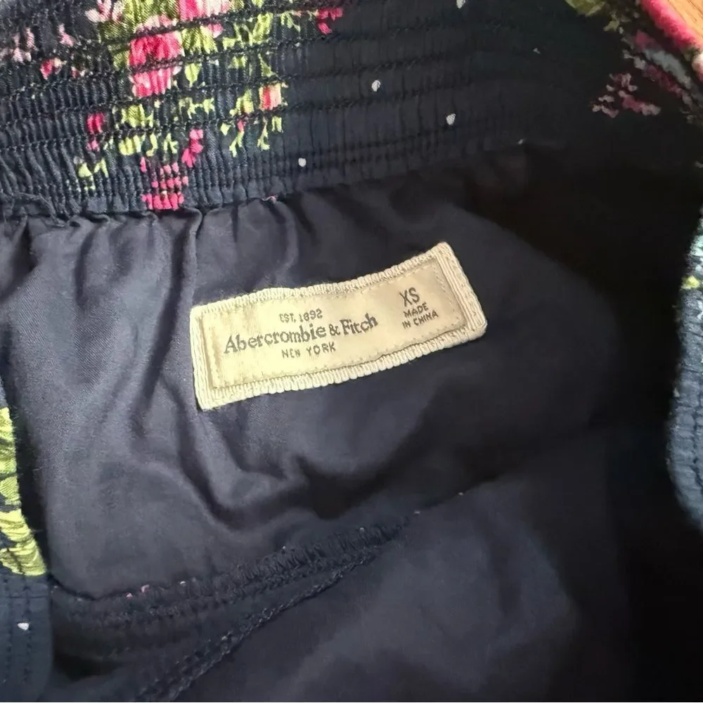 Abercrombie & Fitch Floral Ruffle Skirt Mini Skirt Womens size XS